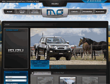 Tablet Screenshot of mgautomobiles.com